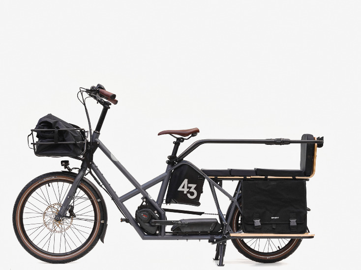 Family longtail bike - Bike 43, the family electric bike