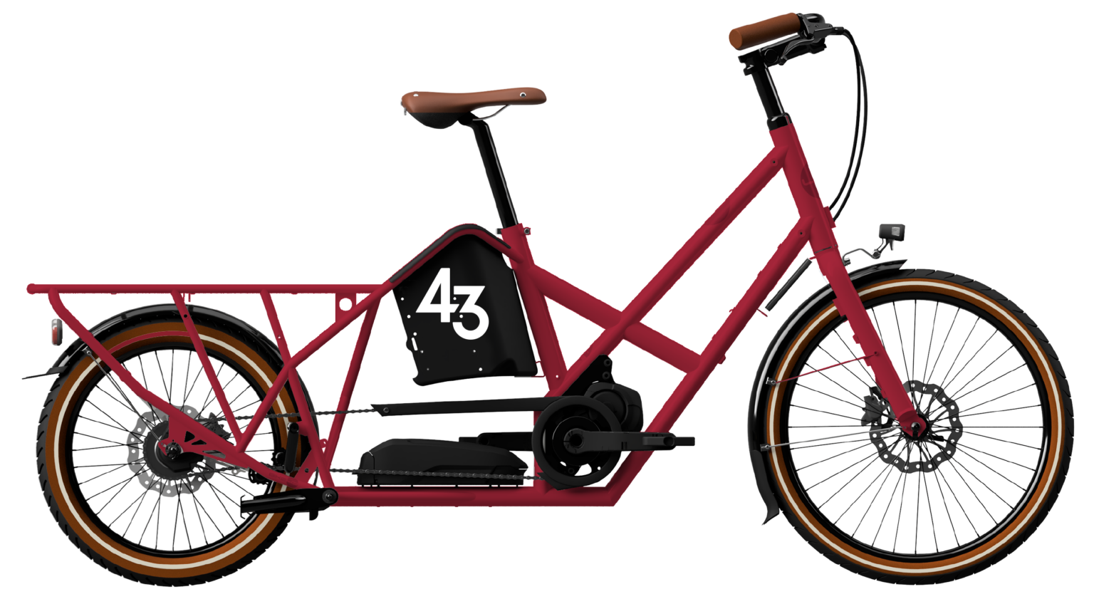 Vélo cargo longtail Vélo 43, le vélo électrique familial — free download